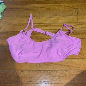 Purple swimsuit top for kids